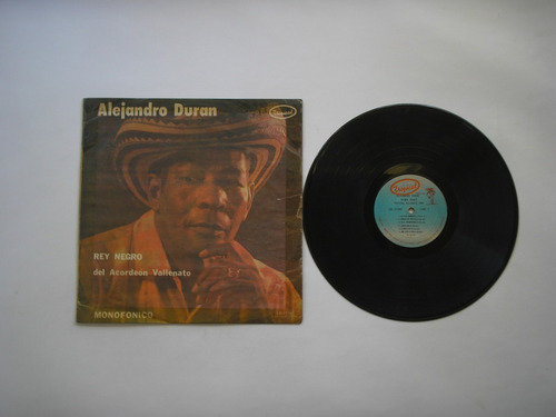 Lp Vinilo Alejandro Duran Rey Negro Del Acordeon  Col 1969