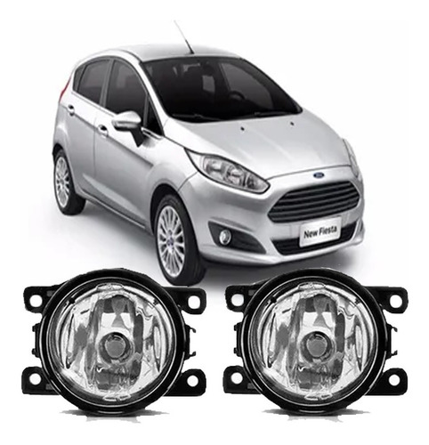 Par Farol De Milha Auxiliar New Fiesta  2014 2015 2016 2017