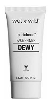 Wet N Wild Foto Focus Face Primer Cubierto De Rocio, Hasta Q