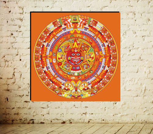 Cuadro Decorativo Calendario Azteca