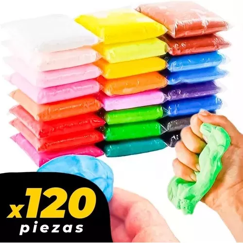 Foamy Moldeable Manualidades 12 Colores Plastilina