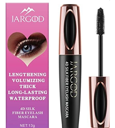 Jargod 4d Silk Fiber Lash Mascara,máscara Natural Impermeabl