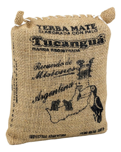 Yerba Mate Premium Tucanguá En Bolsa De Arpillera X 500gr