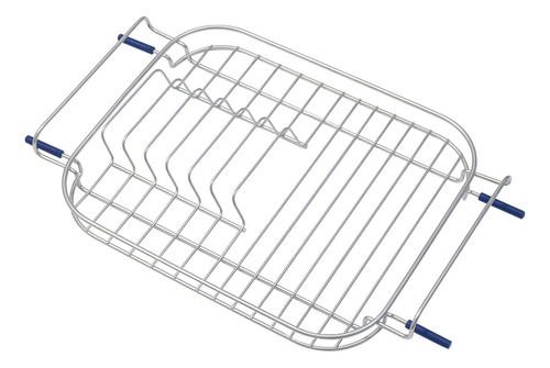 Mesada Cocina Johnson Acero 140x61 Cm Bacha Doble + Secaplatos + Tabla Madera