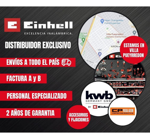Imagen 4 de 10 de Herramienta Einhell Inalámbrica Multifunción Varrito