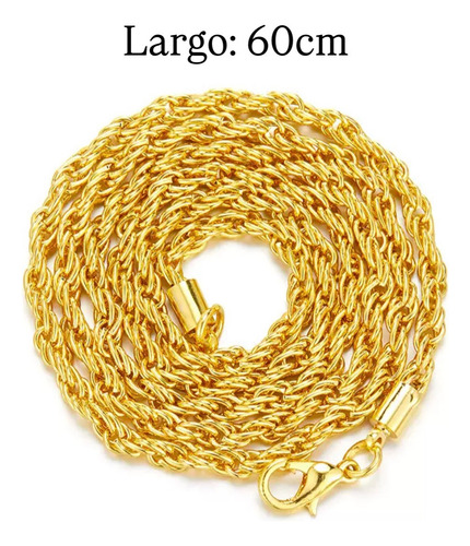 Cadena Collar Dije Jordan Acero Quirúrgico Inoxidable Dorado