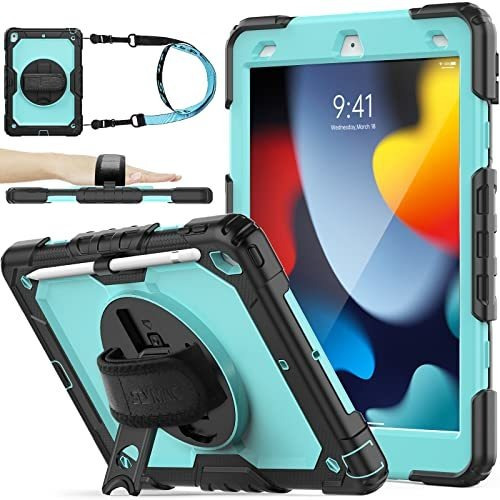 Seymac Stock iPad 9th/8th/7th Generation Case, Z2cli