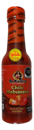 1 Salsa De Habanero Roja La Extra De 140ml