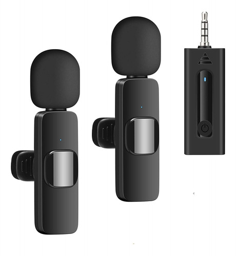 Microfono Inalambrico Doble Corbatero Miniplug 3.5mm Clases