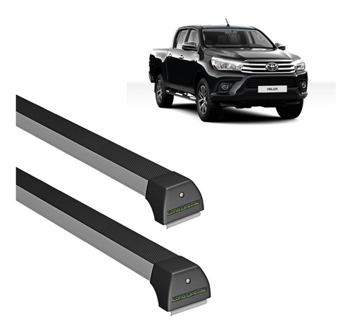 Barras De Techo Aluminio Toyota Hilux Vigo 2005/2015