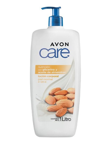 Crema Corporal Glicerina Y Aceite Almendras Avon Care 1l