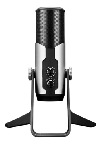 Micrófono Condensador Usb Podcast Takstar Gx6 Color Negro