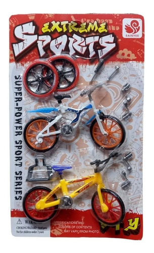 Set 2 Mini Bicicleta Juego Ruedas Y Accesorios