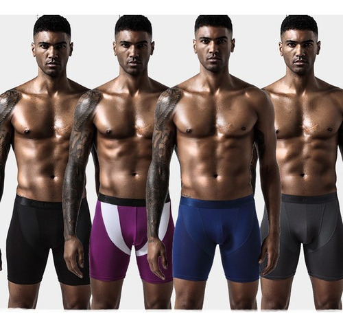 Boxeador Hombres Calzoncillos 4 Piezas Boxers Deportivos