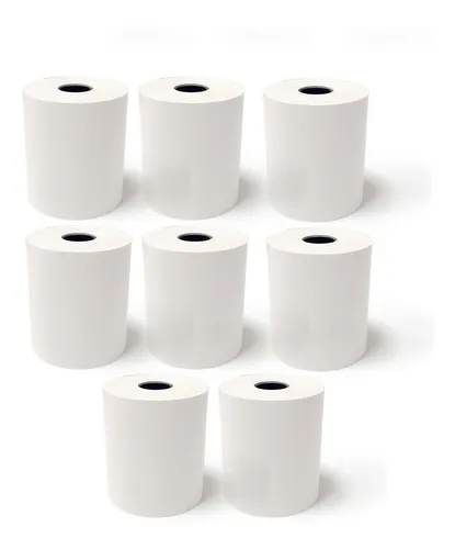 Rollo De Papel Bond Para Sumadora 57 Mm X 40 Mts X 8 Unds.