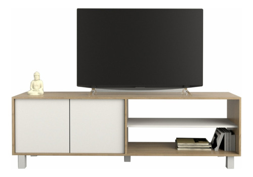 Mesa Rack De Tv Moderna Melamina Minimalista 