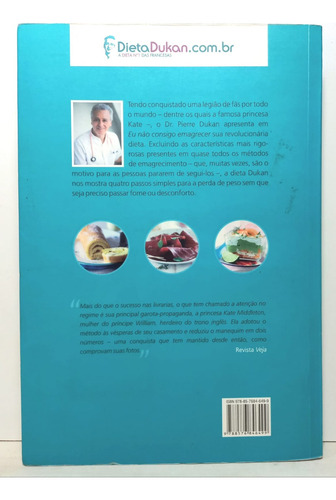 Livro Eu Não Consigo Emagrecer - Dr. Pierre Dukan - 2012 -d3 (Usado)