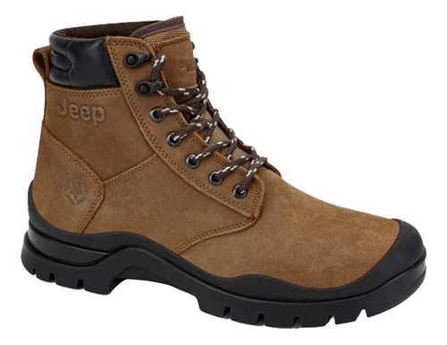 Bota Hiker Tactico Todoterreno Jeep 250 Bronce Para Hombre