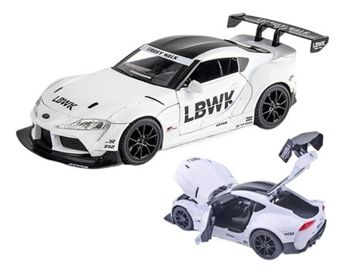 Toyota Supra Gr Versión Pista Miniatura Metal Car Sport [u]