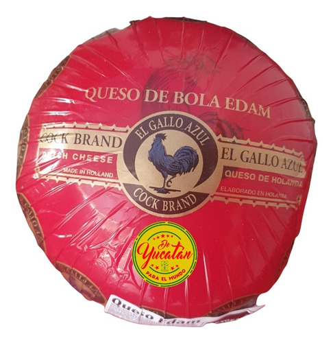 Queso De Bola 1.5 Kg Desde Una Pieza - Entrega Cdmx O Envios