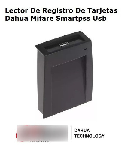 Imagen 4 de 8 de Lector De Tarjetas Proximidad Mifare 13.56mhz Dahua Asm100