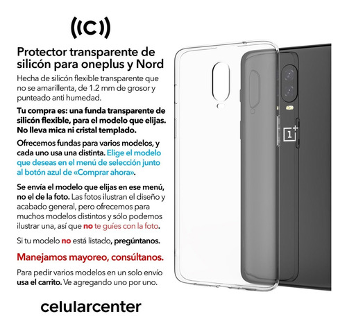 Funda One Plus Nord N10 N100 Mayoreo 5t 6 6t 7 7t 8 8t 9 Pro