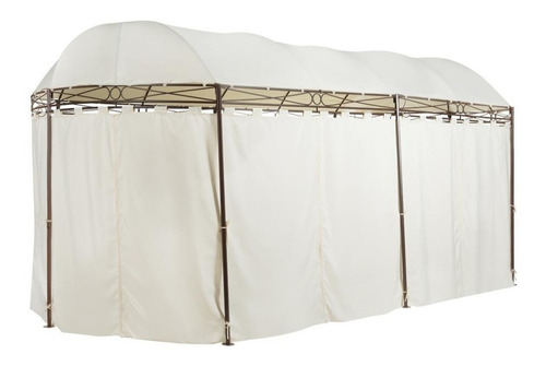 Imagen 3 de 6 de Toldo Pérgola Con Cortinas 3x6 Metros