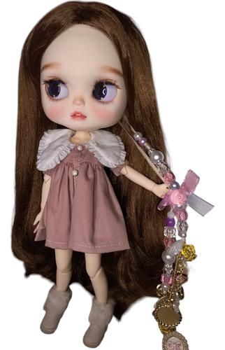 Muñeca Blythe Round Face Bunny Articulada 30cm Nueva (Usado)