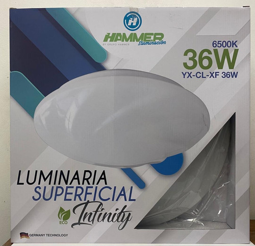 Lampara Superficial Infinity 36w Hammer