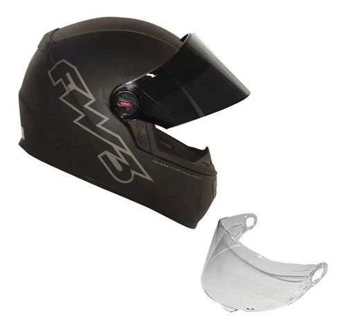 Capacete para moto FW3 GT CLASSIC  CAPACETE GT CLASSIC LANÇAMENTO FW3  preto fosco fosco tamanho 58 