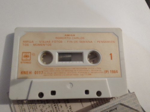 Cassette De Roberto Carlos Amiga (#247- (Usado)
