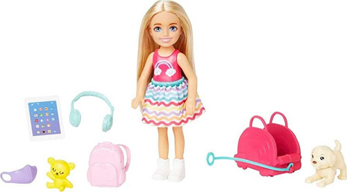 Barbie Entretenimiento Muñeca Chelsea Viajera