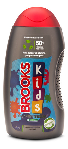 Talco Para Pies Brooks Kids 80 g