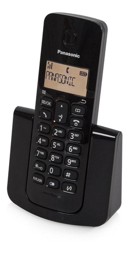 Telefone Panasonic KX-TGB112 sem fio com Bluetooth - cor preto