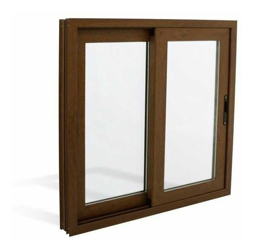 Ventanas De Aluminio 100x100 Color Madera Garantizada Oferta