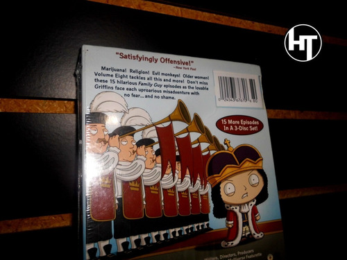 Imagen 4 de 8 de Family Guy, Padre De Familia, Temporada 8, 3 Dvd, Nuevo, Set