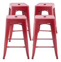 Comprar Taburetes De Metal Apilables Para Barra Y Mostrador 24\u002F30