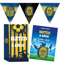Comprar Kit Imprimible Cumpleaños Editable Rosario Central