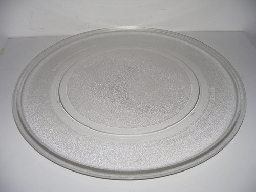 Imagen 3 de 5 de Plato Para Microondas De 40.5 Cm De Diámetro Base Plana