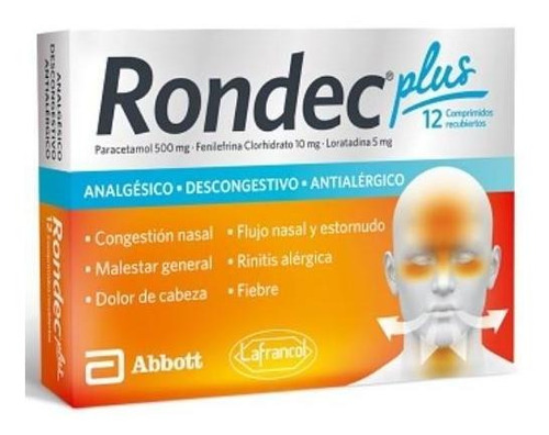Rondec Plus 12 Comprimidos