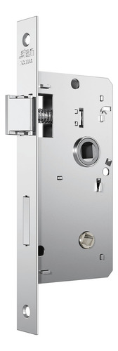 Fechadura Quadrada Inox Escovado 823/i60 Banheiro Wc Stam