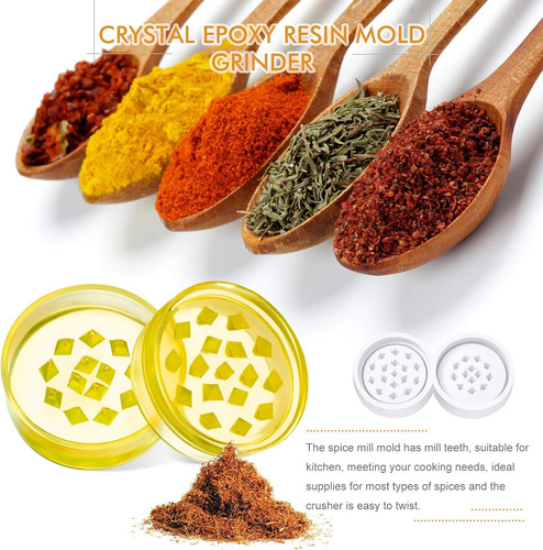Molde Resina Silicona Hoja Arce Molde Resina Grinder