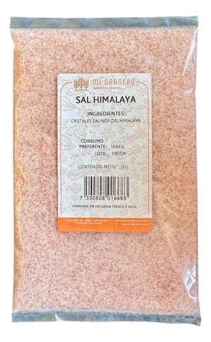 Sal Del Himalaya Fina Sal Rosada 2 Kilogramos Granel