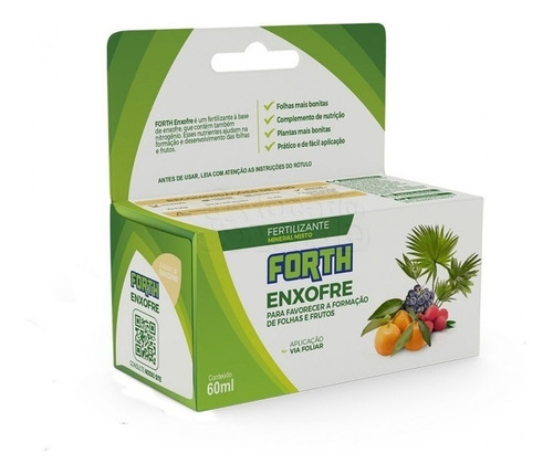 Imagem 3 de 10 de Fertilizante Forth Enxofre Concentrado 60ml - Adubo