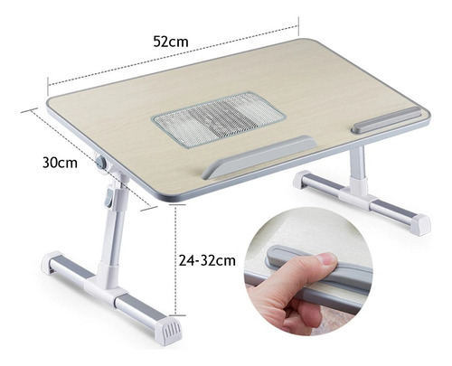 Mesa Com Cooler Para Notebook Articulada Xgear A8