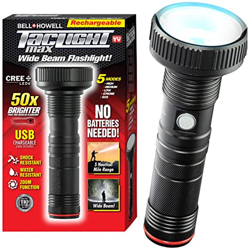 Linterna De Mano Taclight Max De 500 Lúmenes, Led Cree...