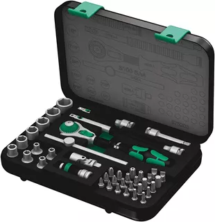 Wera Zyklop Ratchet Set With Drive,1/4 , 41 Pieces