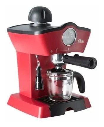 Oster Cafetera De Vapor Para Espresso Y Capuccino Roja | Envío gratis