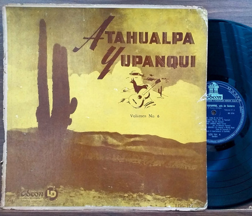 Atahualpa Yupanqui - Volumen No. 6 - Lp 1958 Folklore
