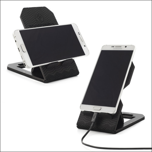 Kit Soporte Notebook + Celular Regulable Portátil Madera
